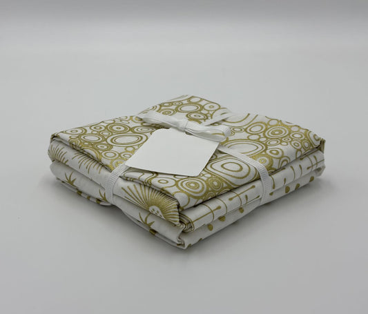 Golden Yule Fat Quarter Bundle - 5 Pack