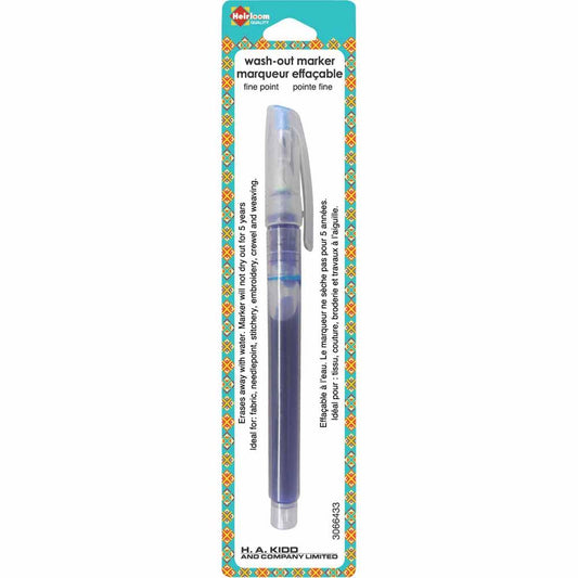 HEIRLOOM Wash-Out Fabric Marker - Blue - 3066433