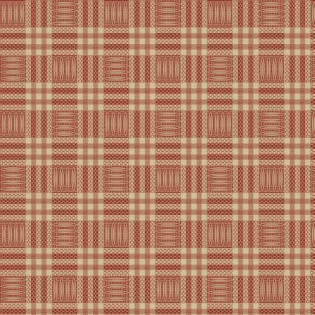 Haberdashery - Red Textured Plaid - R520925D-RED