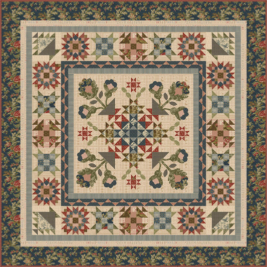 Haberdashery Block of the Month - Traditional Applique - Full Kit - Pre-Order