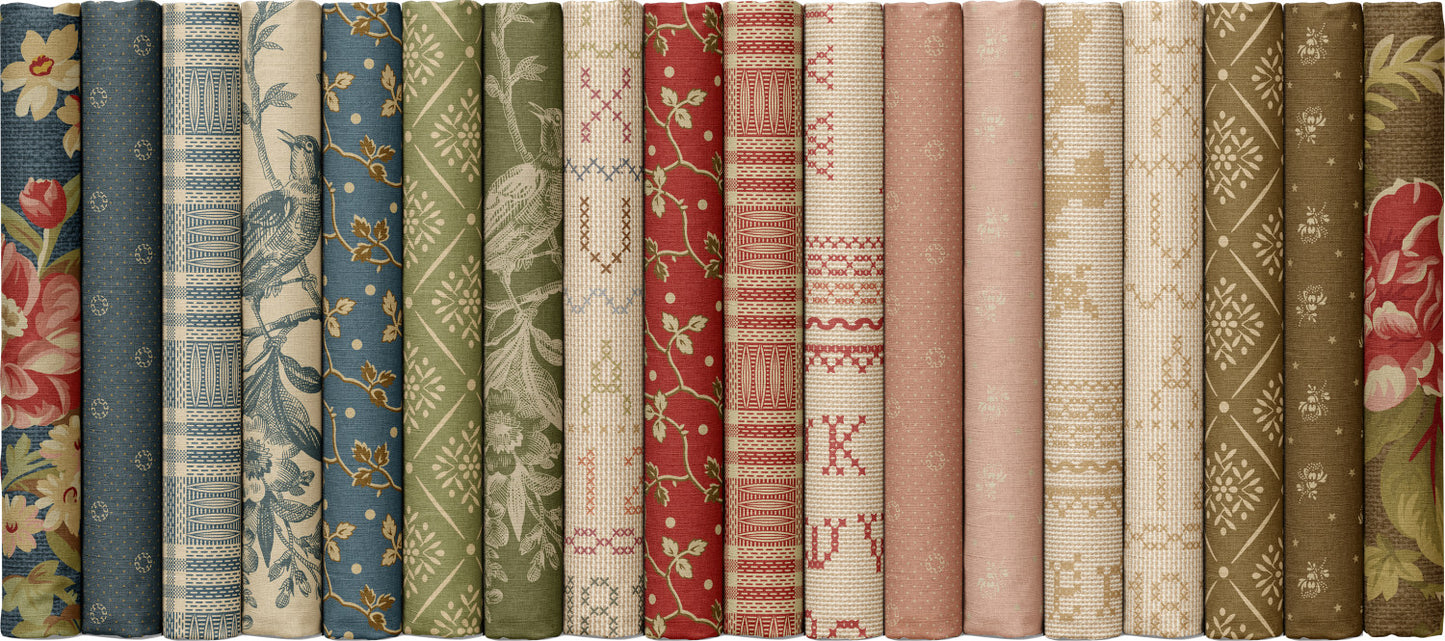 Haberdashery Block of the Month - Traditional Applique - Full Kit - Pre-Order