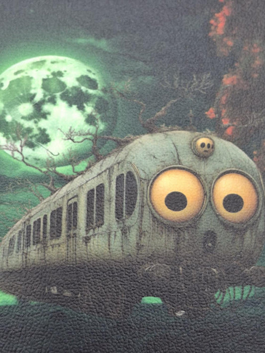 Halloween Train Gift Card & Chapstick - Ghastly Green