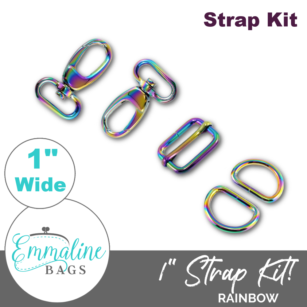 Hardware Kit/Strap Kit for 1" wide strap - EBKIT-510-IRI