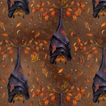 Harvest Haunt - Brown Hangin Bat 4.8 Inch - BQ4805-35