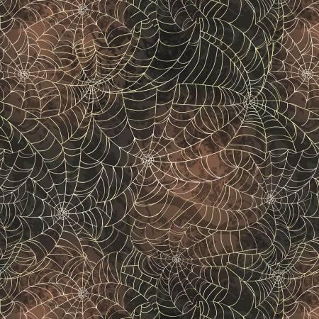 Harvest Haunt - Charcoal Spider Web with Shadows 8 Inch - BQ4814-97