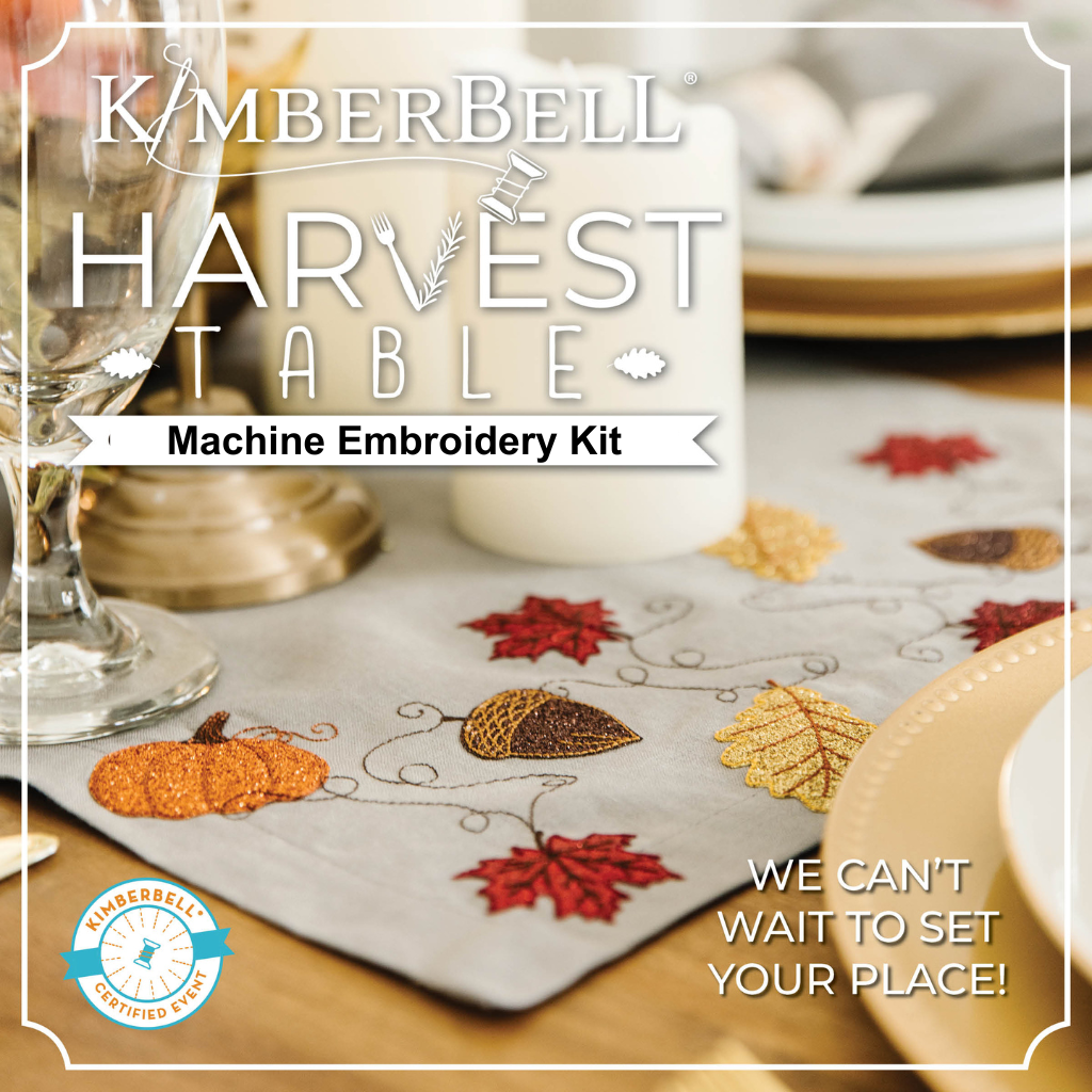 Harvest Table Machine Embroidery Kit