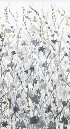 Hazy Shade of Winter - Pearl Winter Floral 24 Inch Panel # 8436S-11