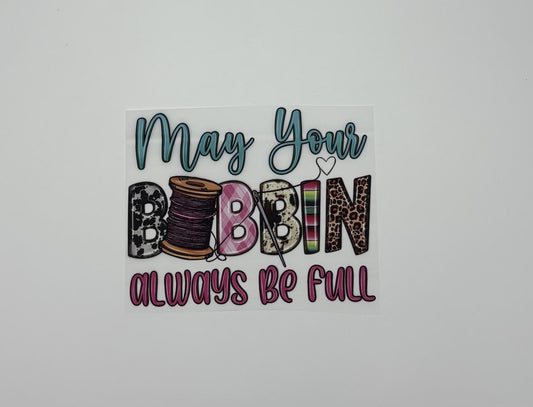 Heat Transfer - May Your Bobbin Always Be Full