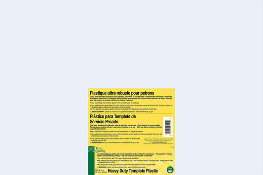 Heavy Duty Template Plastic, 12"X18" - DZ3115