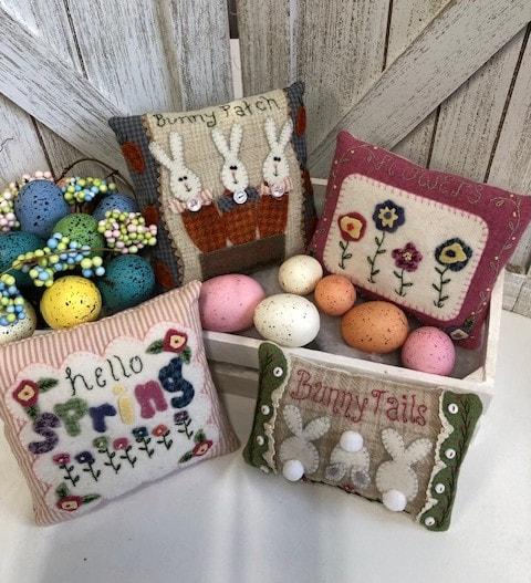 Hello Spring Wool Applique Pattern - CTP-030