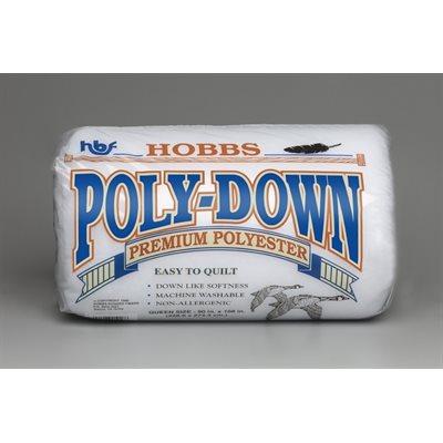 Hobbs Poly-Down Polyester Quilt Batting – 108″