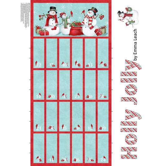Holly Jolly - Advent Panel - 28819-64