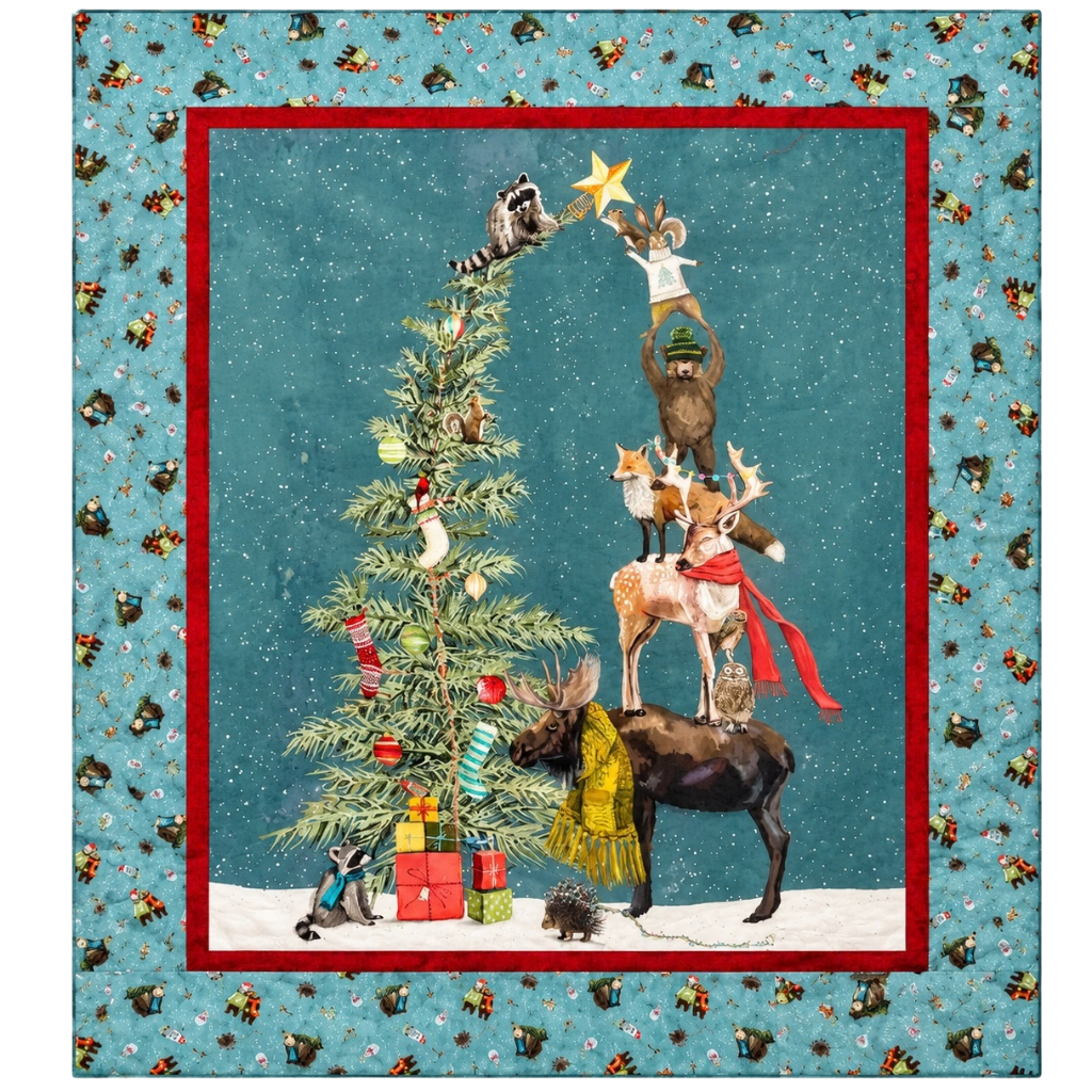 Holly Woods Panel Quilt
