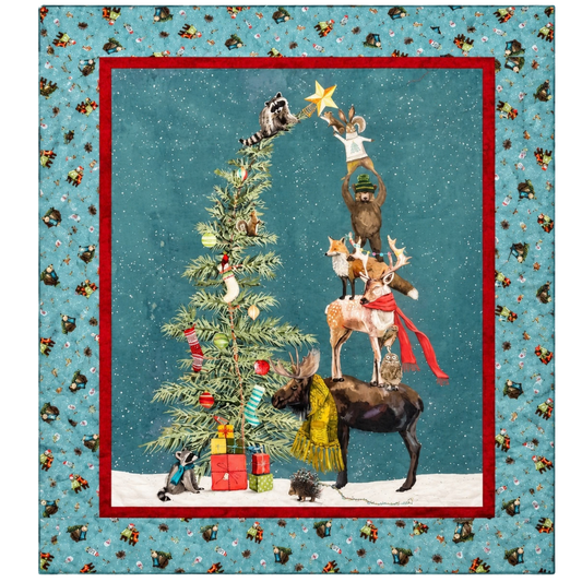 Holly Woods Panel Quilt