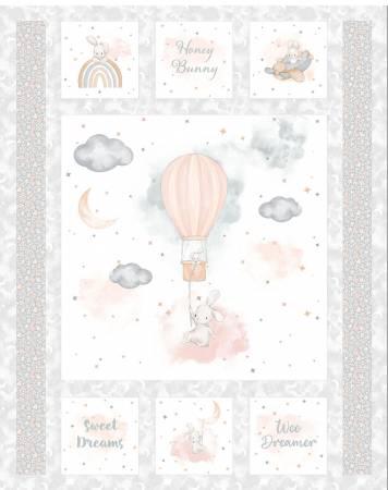 Honey Bunny Panel (48") - Minky # MK10917M-WK