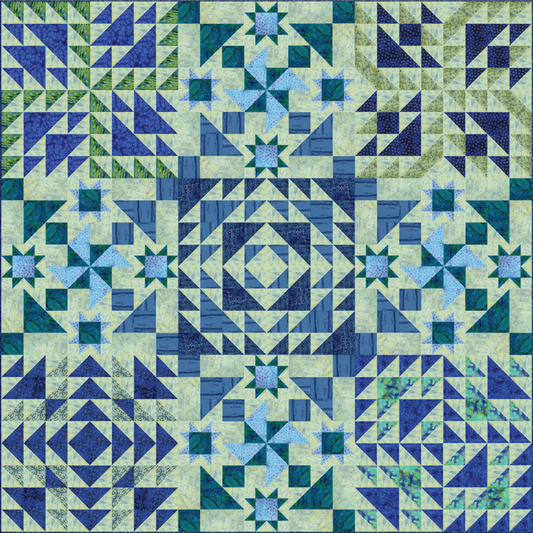 Indigo Dreams Block of the Month - Full Kit - Pre-Order