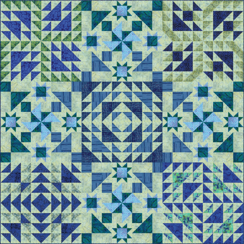 Indigo Dreams Block of the Month - Full Kit Deposit - Pre-Order