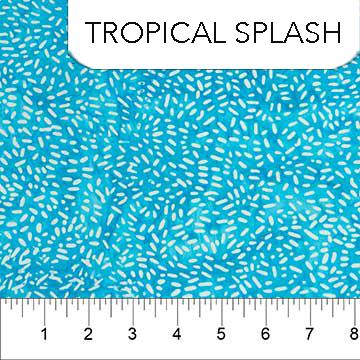 Ketan Batik Field and Furrows - Tropical Splash - 81000-621