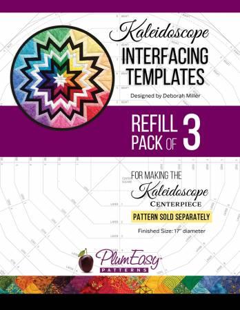 Kaleidoscope Interfacing Template 3-pack # PEP-224