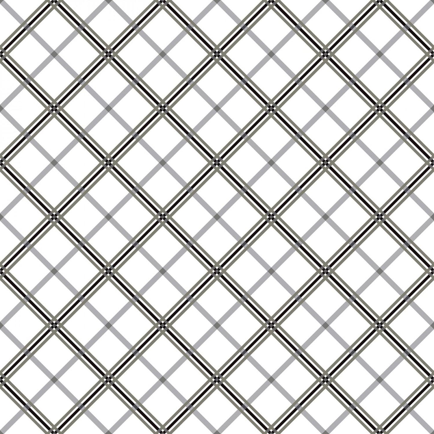 Kimberbell Basic - Black - Plaid - 8262-J