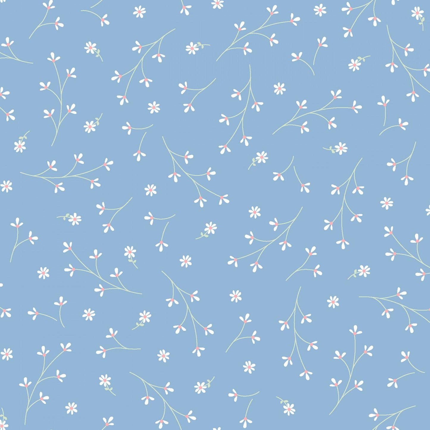 Kimberbell Basic - Blue - Pretty Petals - 8260-B