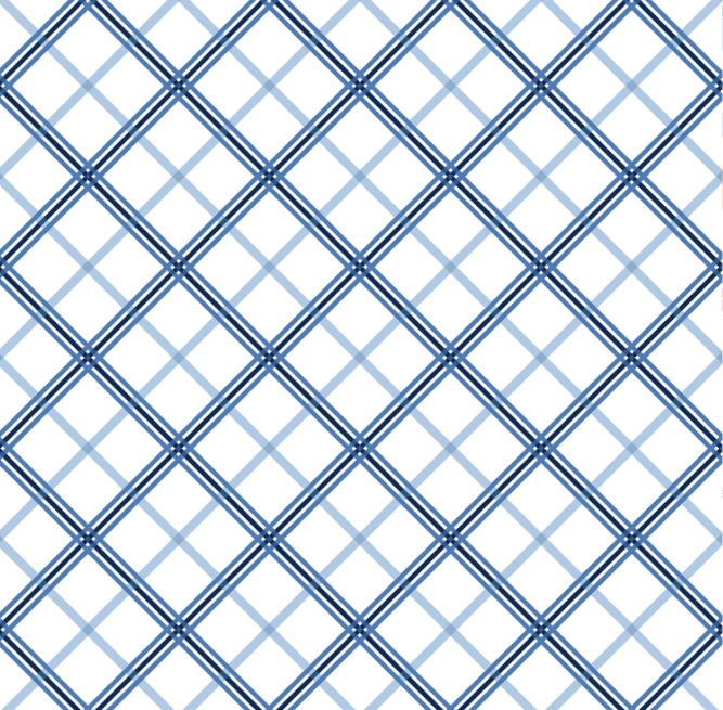 Kimberbell Basic - Blue Plaid - MAS8262-B