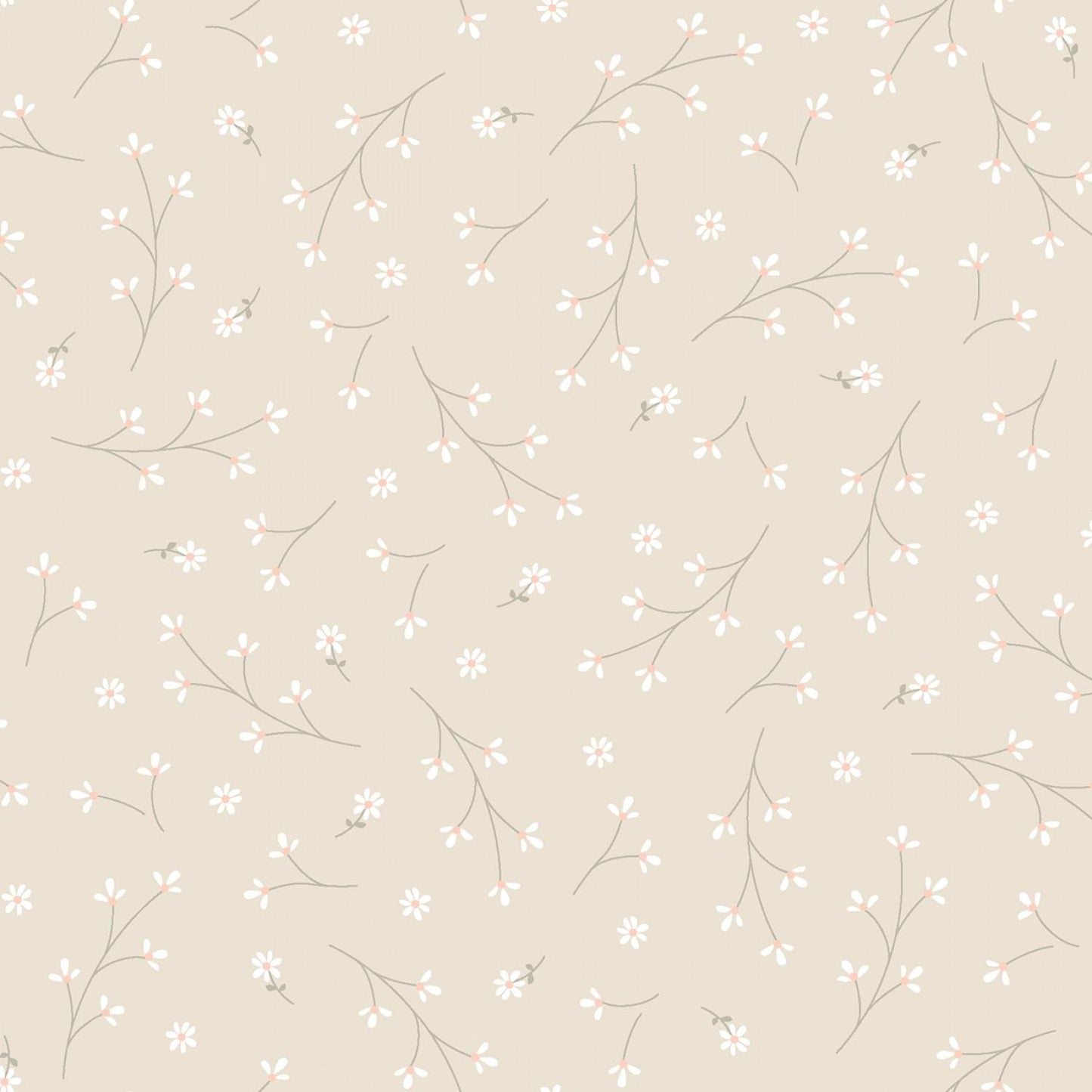 Kimberbell Basic - Cream - Pretty Petals - 8260-E
