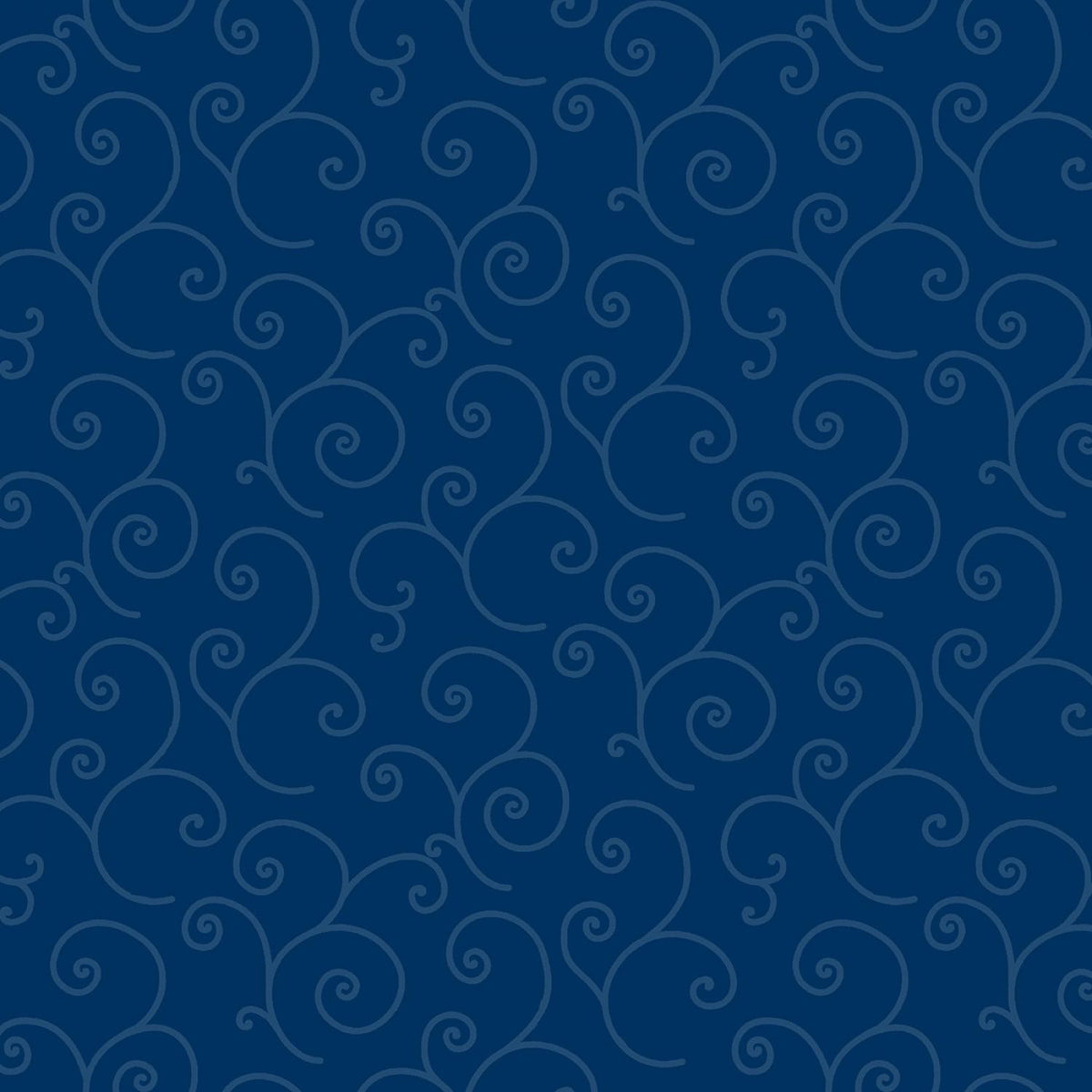 Kimberbell Basic - Navy Tonal - Scroll - 8243-N