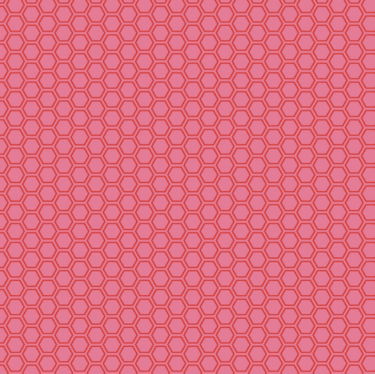 Kimberbell Basic - Pink - Honeycomb - 8256-P