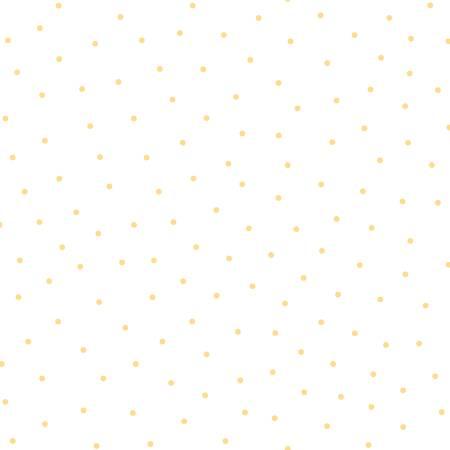 Kimberbell Basic Flannel - White/Yellow Small Dot - MASF8210 FLAN WR