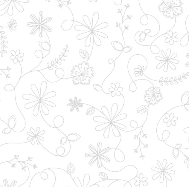 Kimberbell Basics - White on White Swirl Floral - MAS8261 WW