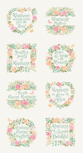 Kindness - Dogwood - Panel - 56157-11