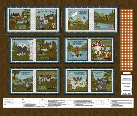 Little Readers 8 - Brown From Moose to Mouse Book Panel # 2721BP-38