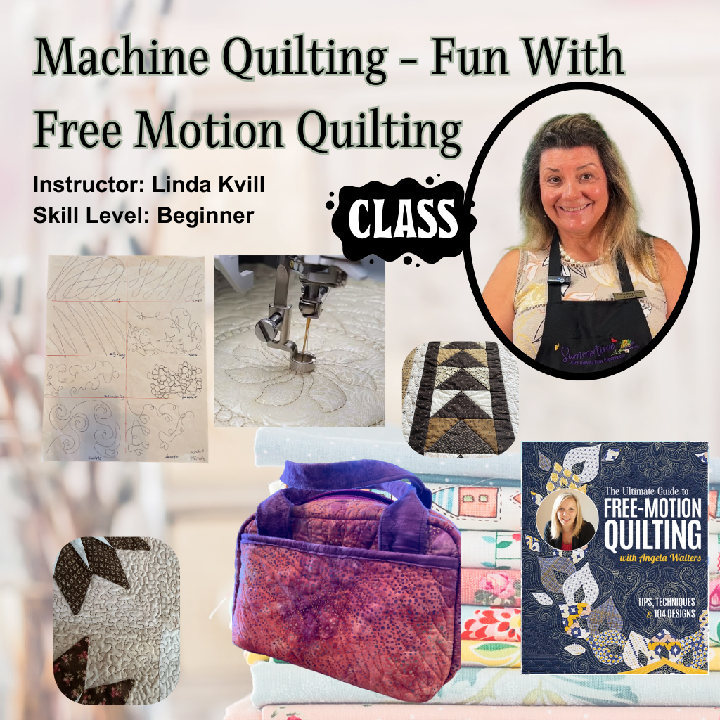 Machine Quilting - Fun With Free Motion Quilting