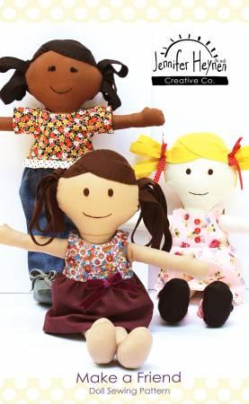 Make A Friend Doll Pattern # PT-5647