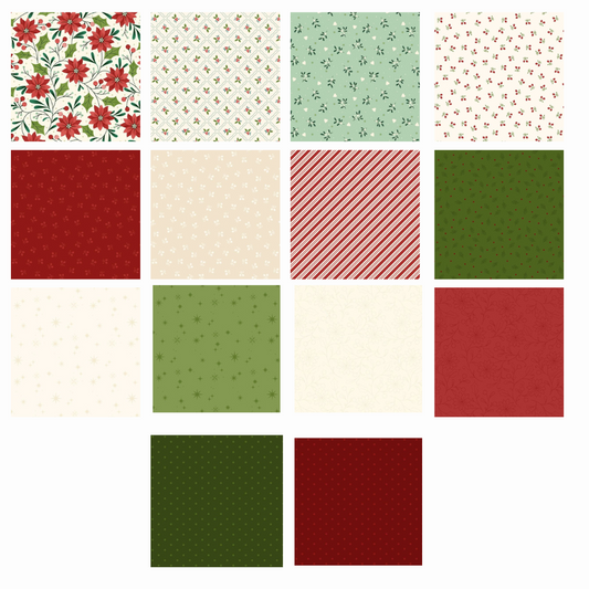 Make It Merry Fat Quarter Insurance Bundle - 14 Pack