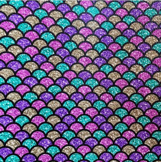Mermaid Scales Printed Vinyl
