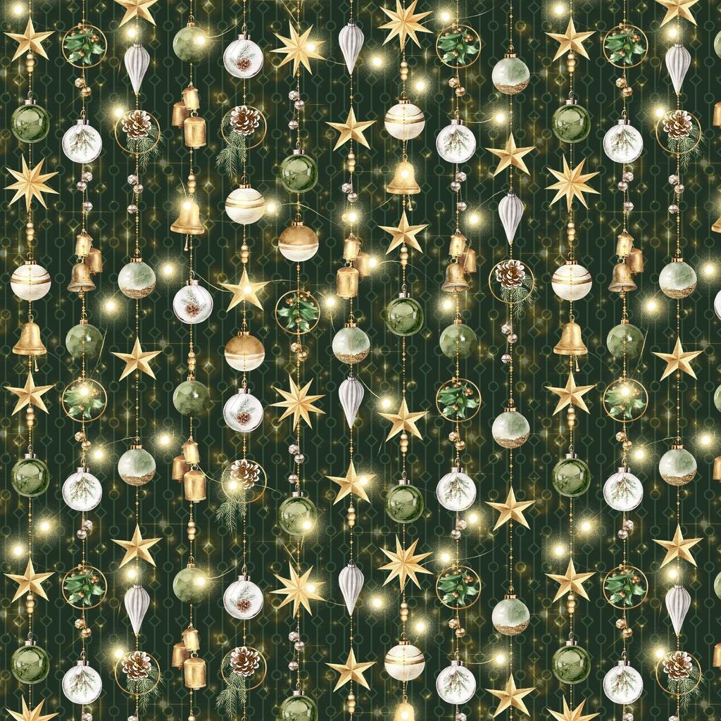 Merry & Bright - Jingle Bells - Green - LMW130-18-626