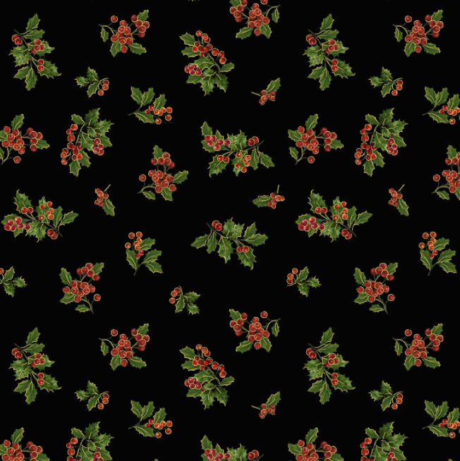 Merry Christmas Holiday - Holly Metallic - CM4147 HOLLY