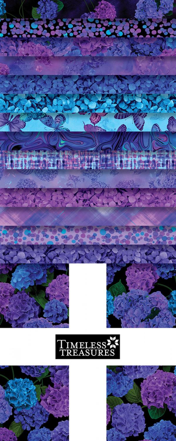 Midnight Bloom - Layer Cake - CP10SQ42 Midnight