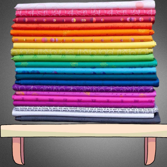 Mini Alphabet Sew Along Soliloquy Fat Quarter Bundle - 20 pack