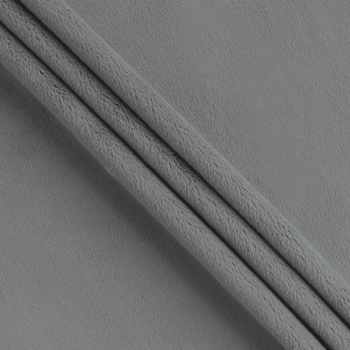 Minky Red Pine Solid Charcoal - 90" - RPM/90 CHA