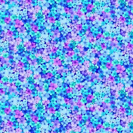 Multi Small Packed Flowers # CD3585-MULTI