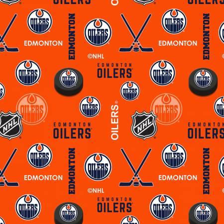 NHL-Edmonton Oilers Minky 1374OIL 60" wide