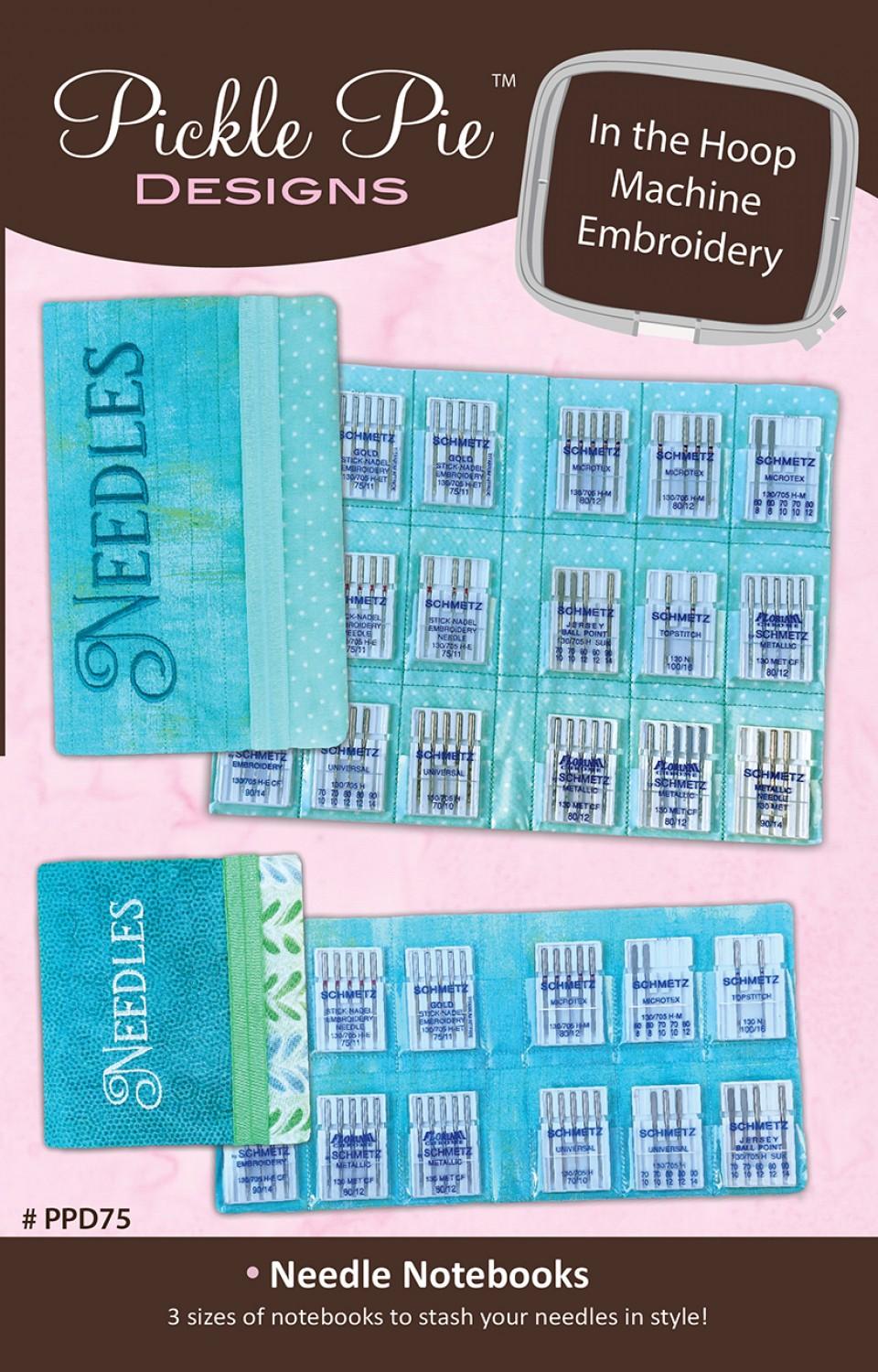 Needle Notebooks In The Hoop Machine Embroidery # PPD-75