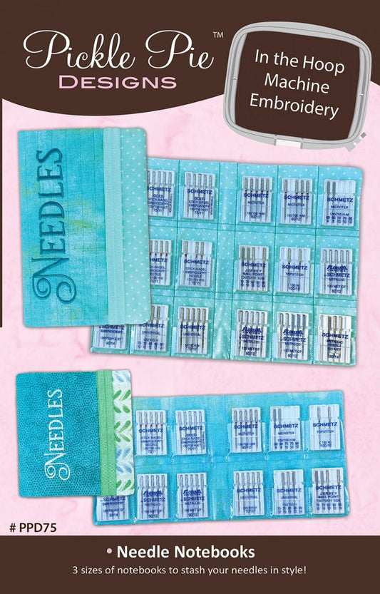 Needle Notebooks In The Hoop Machine Embroidery # PPD-75
