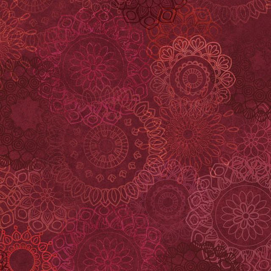 Operetta - Maroon Lace Flowers # 11002M-MR