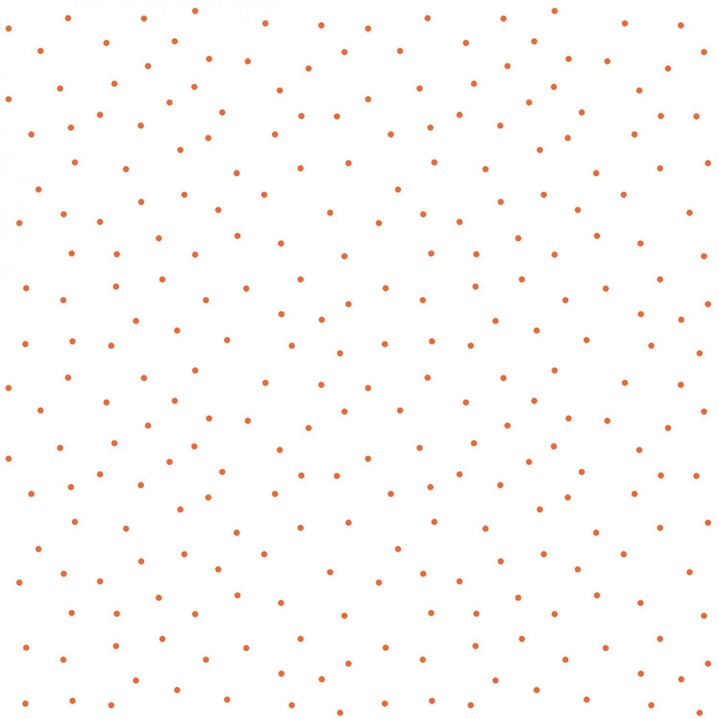 Kimberbell Basic - White/Orange - Tiny Dot - 8210-WO