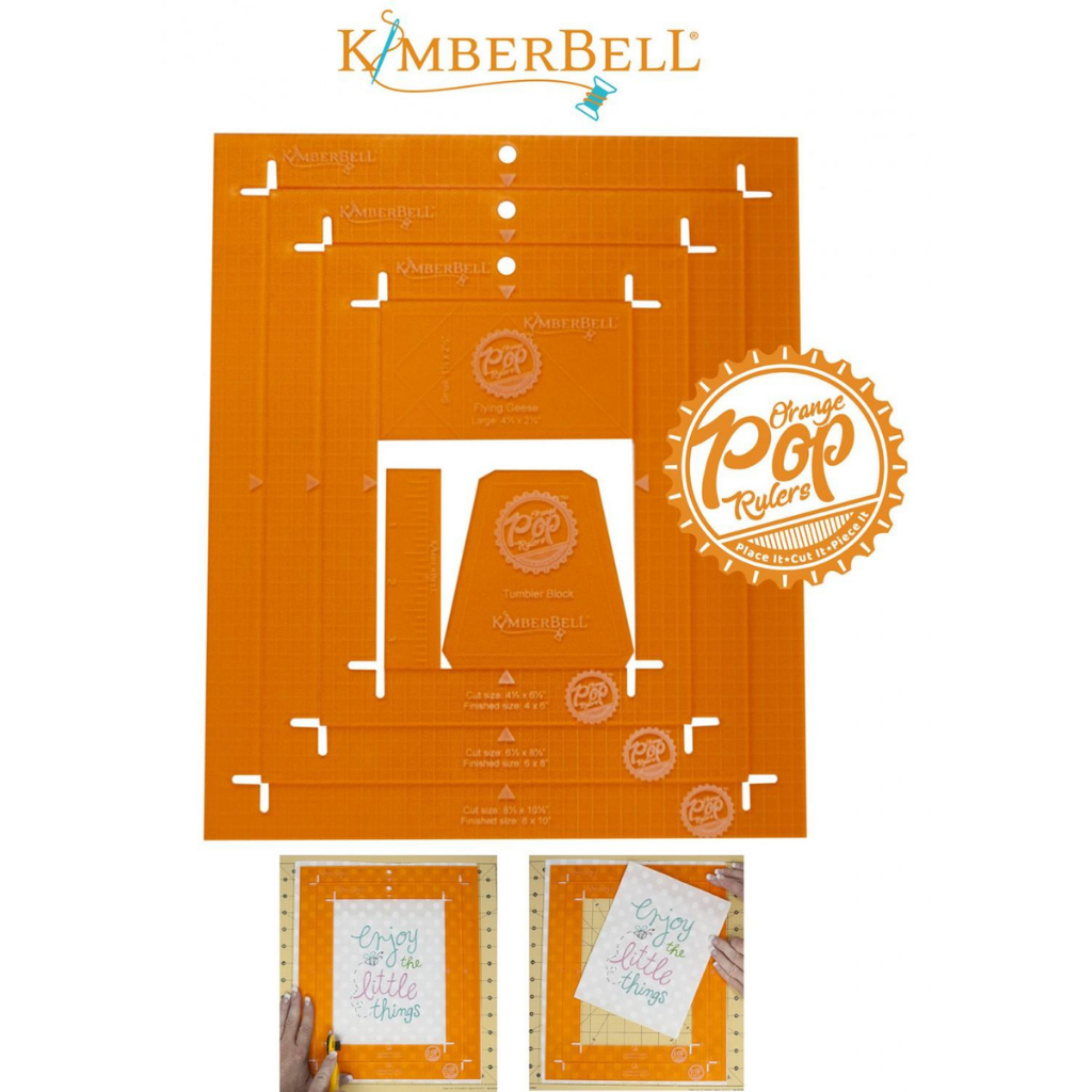 Orange Pop Rulers Rectangle Set # KDTL102