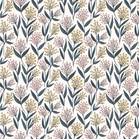 Painted Blossoms White - Barley Buds - 724660